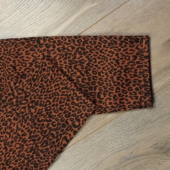 Mavi Tess brown & black high rise skinny leopard animal print jeans, NWT - Picture 5 of 14
